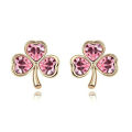 Treet Shape Light Crystal Stud Earrrings avec boucles d&#39;oreilles plaqué or CK plaqué or 2013012650